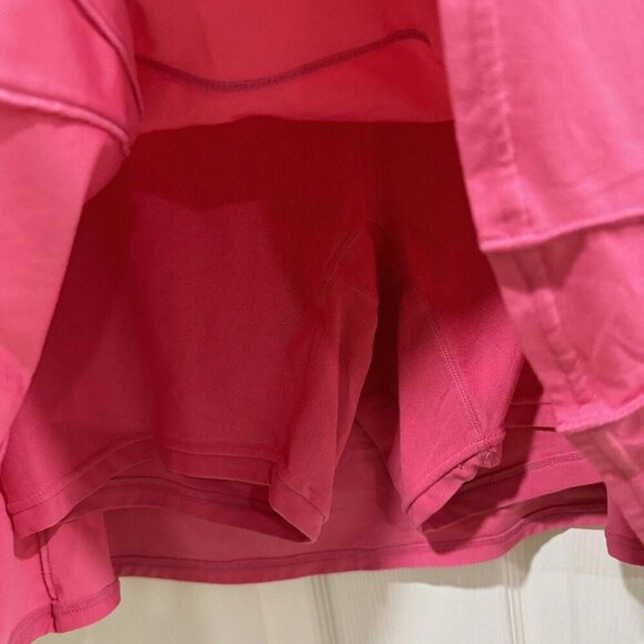 NIKE Tennis Skirt / Skort Women's Pleated Magenta Pink Stretch Fit-Dry Large L - Picture 5 of 8